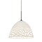 Besa Lighting Kiev Cord Pendant, White, Bronze, 1x9W LED 1JT-KIEVWH-LED-BR - alternate 1
